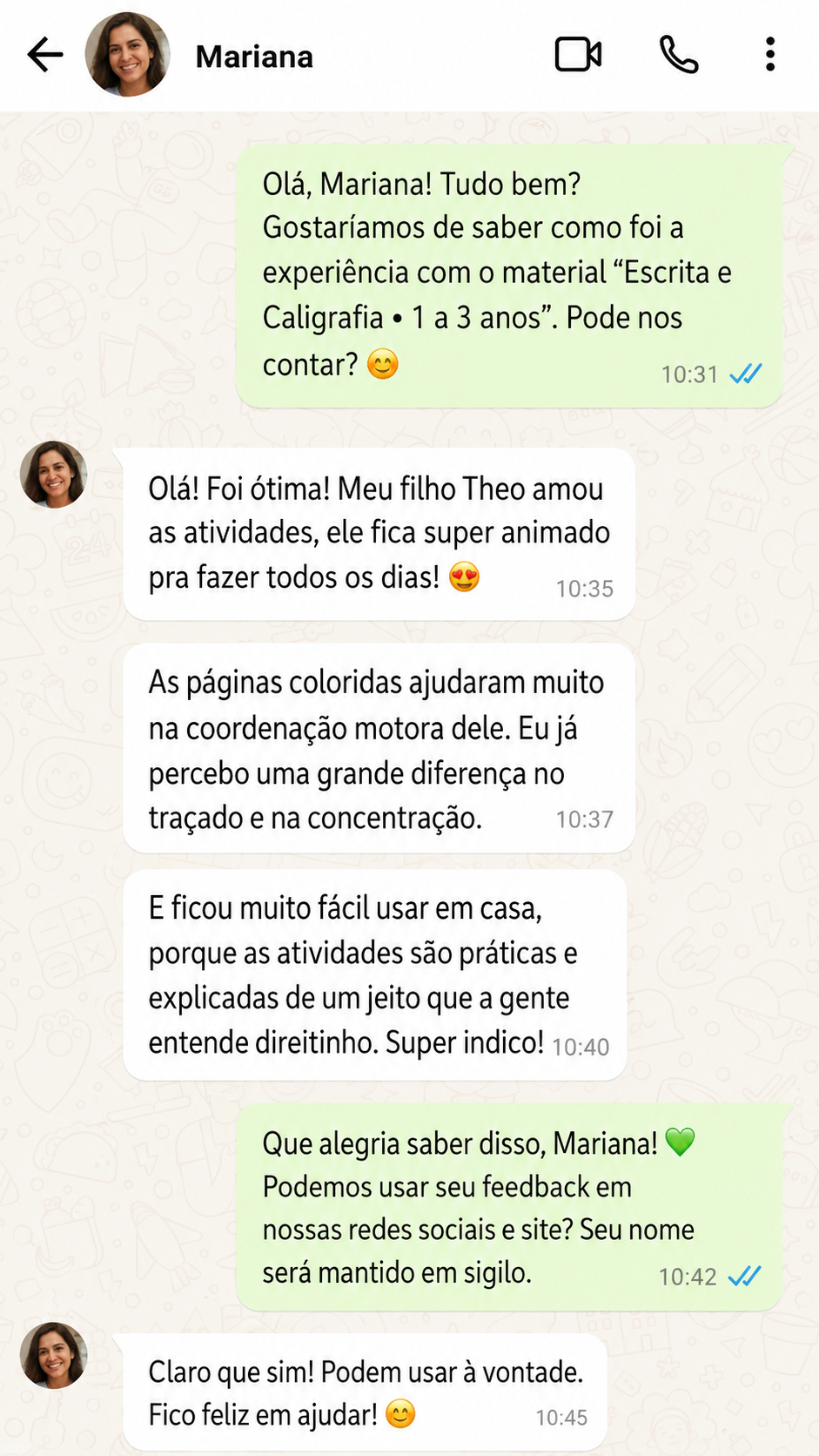 Depoimento real de cliente 1